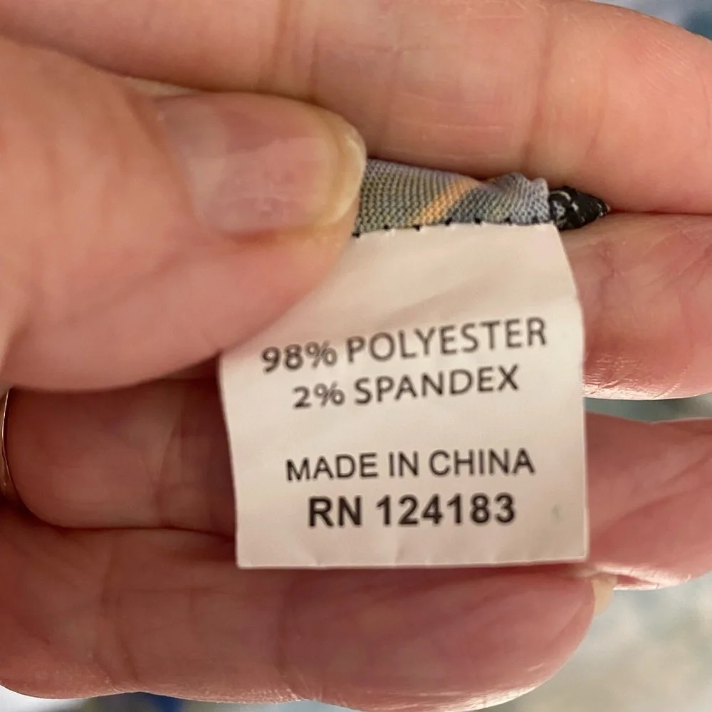 Size Medium Gorgeous Tropical Midi Stretch Waist Floral Black Red Dress - Picture 6 of 9